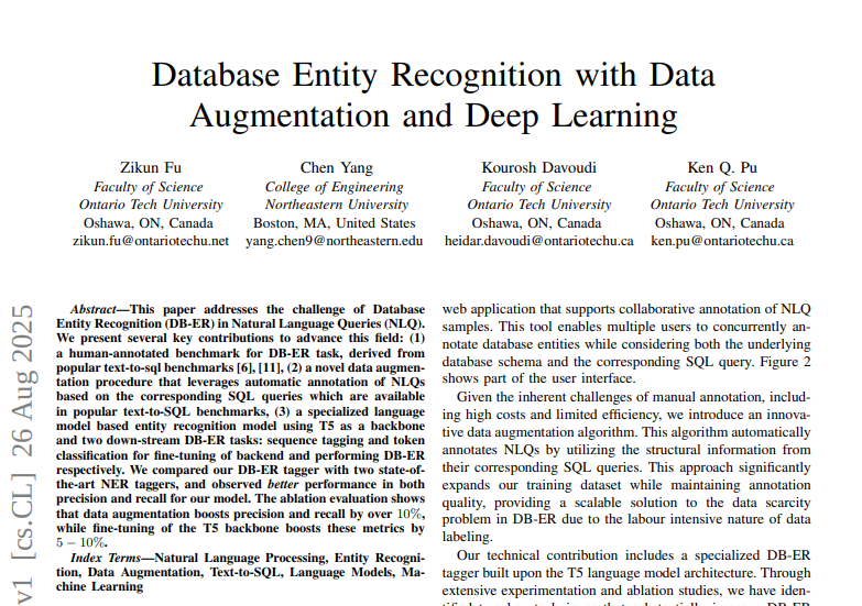 Publication at IRI 2025